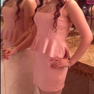 Pink short dress